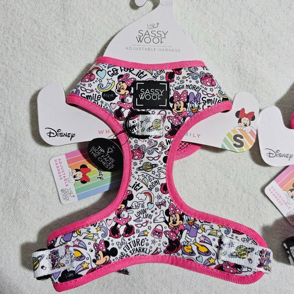🏷️NWT Disney x Sassy Woof Minnie Mouse & Daisy Duck Dog Harness - Various Sizes - Picture 8 of 15